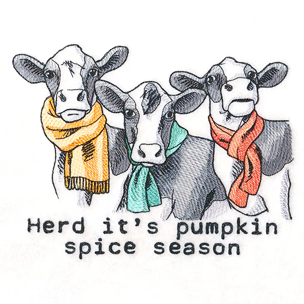 Herd It's Pumpkin Spice Season Cows - Image 3