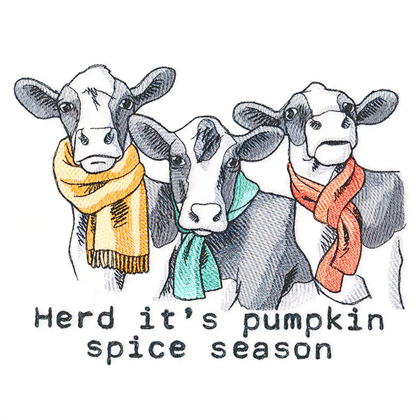 Herd It's Pumpkin Spice Season Cows - Image 7