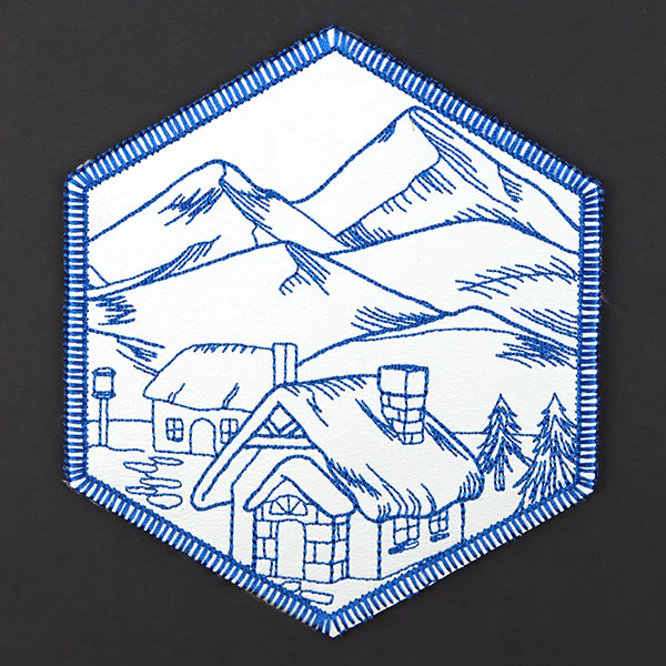 Hexagon North Pole Coaster 3 (In-the-Hoop) - Image 7