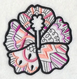 Hibiscus 2 (Blackwork)