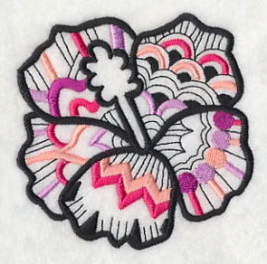 Hibiscus 3 (Blackwork) - Image 3