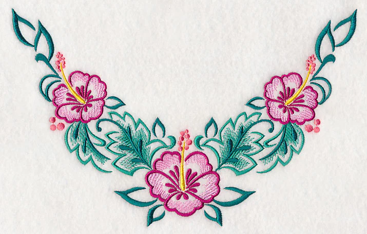 Hibiscus Neckline (V-Neck)