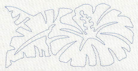 Hibiscus Quilting Border (Single Run) - Image 3