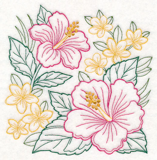 Hibiscus Square (Vintage) - Image 2