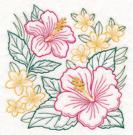 Hibiscus Square (Vintage) - Image 3