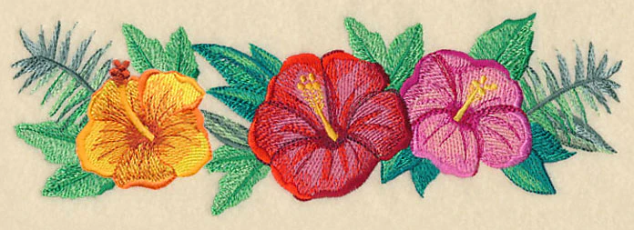 Hibiscus Trio in Watercolor - Image 2