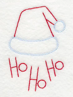 Ho Ho Ho Santa Cap (Vintage) - Image 3