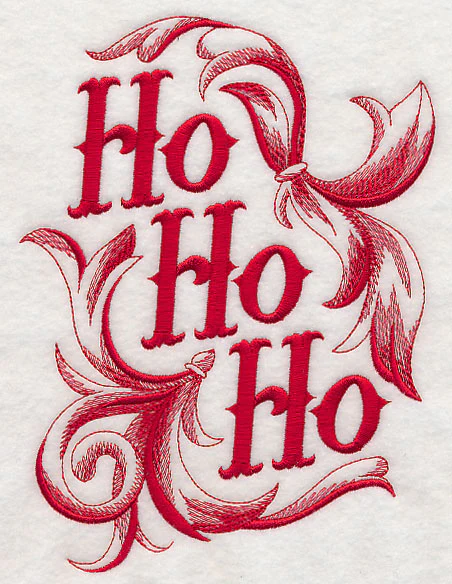 Ho Ho Ho with Baroque Flourish - Image 2