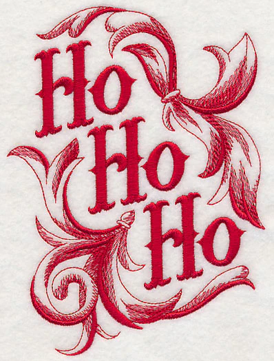 Ho Ho Ho with Baroque Flourish - Image 3