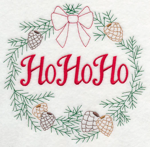 Ho Ho Ho Wreath - Image 2