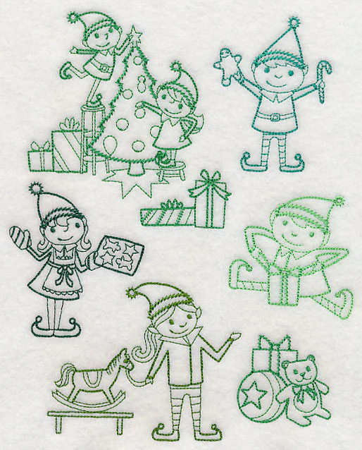 Ho-Ho-Holiday Helpers Medley (Vintage) - Image 5