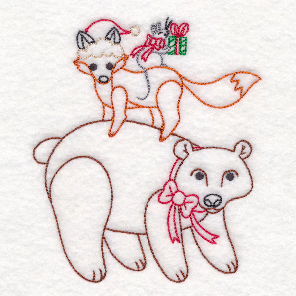 Holiday Bear and Friends Stack (Vintage) - Image 4