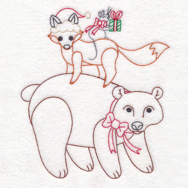 Holiday Bear and Friends Stack (Vintage) - Image 5