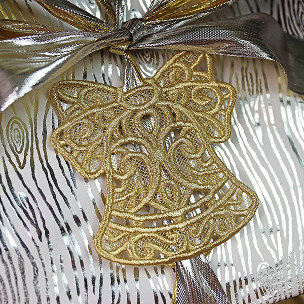 Holiday Bell Gift Topper (Lace) - Image 5
