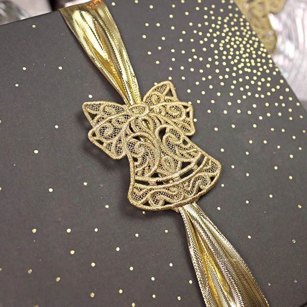Holiday Bell Gift Topper (Lace) - Image 6