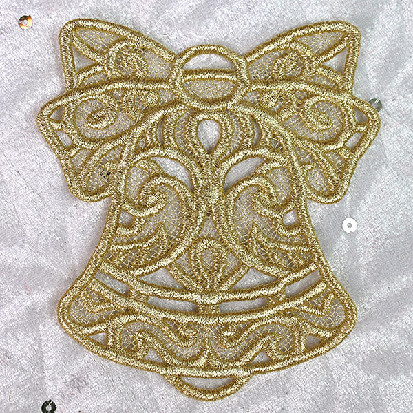 Holiday Bell Gift Topper (Lace) - Image 7