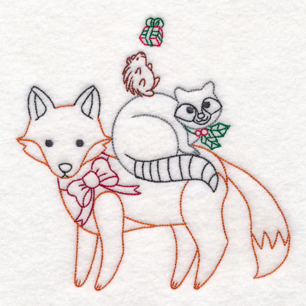 Holiday Fox and Friends Stack (Vintage) - Image 3