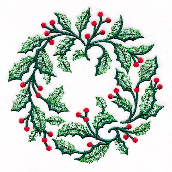 Holiday Holly Wreath - Image 7