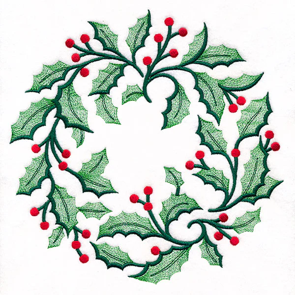 Holiday Holly Wreath - Image 9