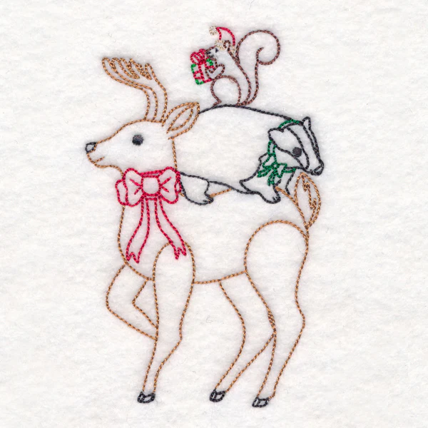 Holiday Reindeer and Friends Stack (Vintage) - Image 4
