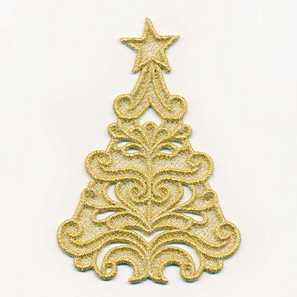 Holiday Tree Gift Topper (Lace) - Image 2