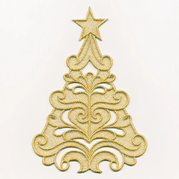 Holiday Tree Gift Topper (Lace) - Image 3