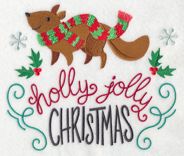 Holly Jolly Christmas Squirrel - Image 4