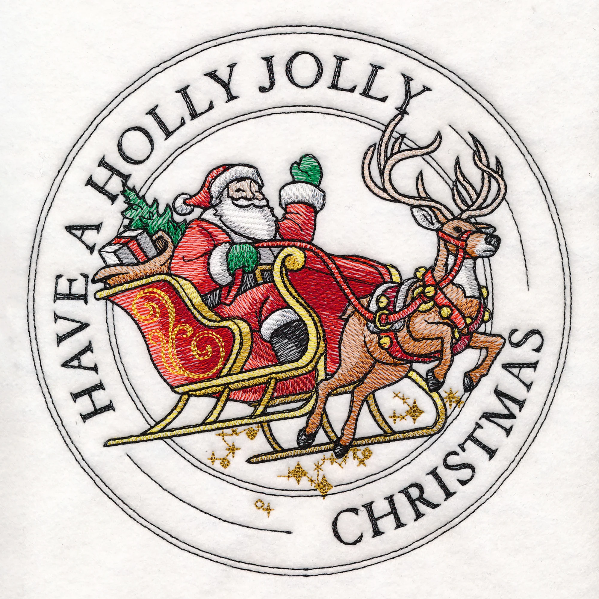Holly Jolly Christmas Stamp - Image 9