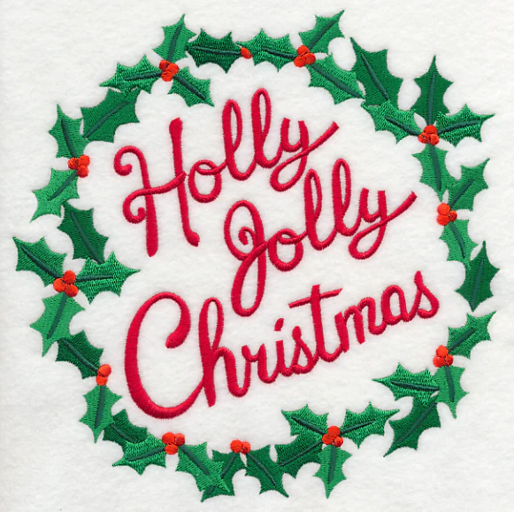 Holly Jolly Christmas Wreath - Image 6