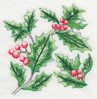 Holly-Jolly Holly Sketch - Image 9