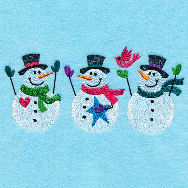 Holly Jolly Snowman Trio - Image 4