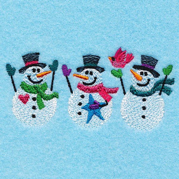 Holly Jolly Snowman Trio - Image 5