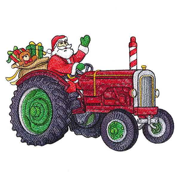 Holly Jolly Tractor Ride Santa - Image 3