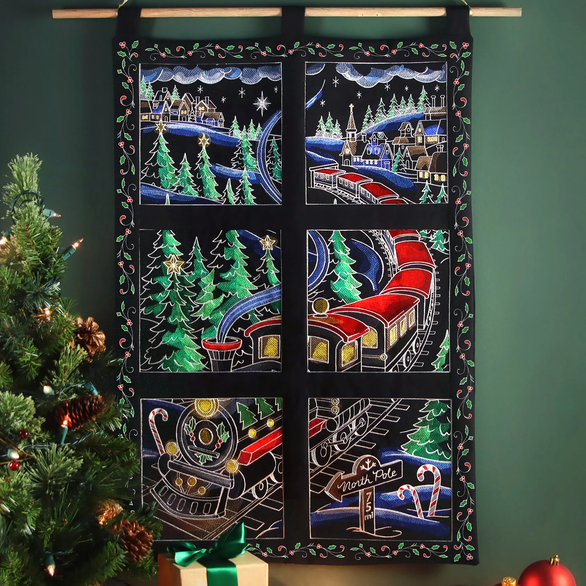 Holly & Swirls Christmas Frame - Image 12