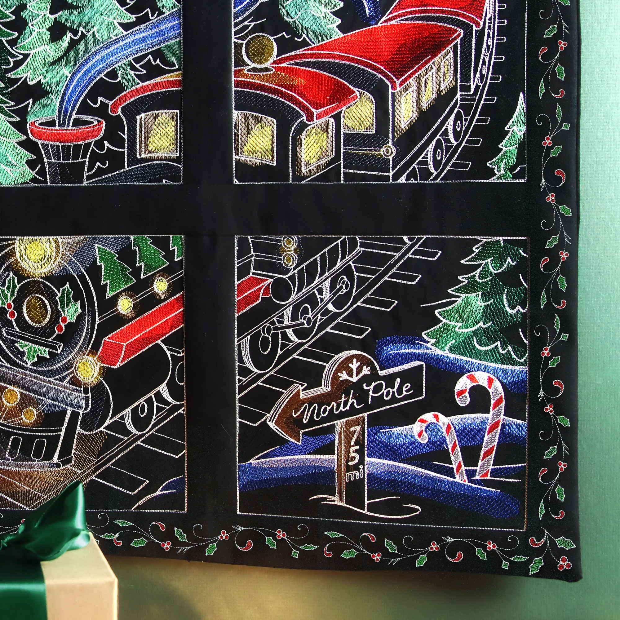 Holly & Swirls Christmas Frame - Image 8