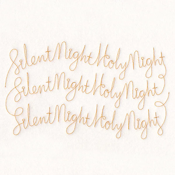 Holy Christmas Phrases - Silent Night Holy Night (Edge-to-Edge Quilting) - Image 5
