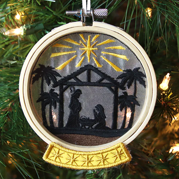 Holy Family Snowglobe (Organza) - Image 4