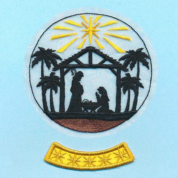 Holy Family Snowglobe (Organza) - Image 5