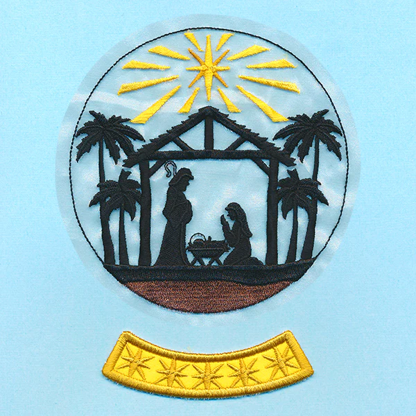 Holy Family Snowglobe (Organza) - Image 7