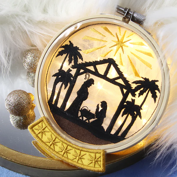 Holy Family Snowglobe (Organza) - Image 8