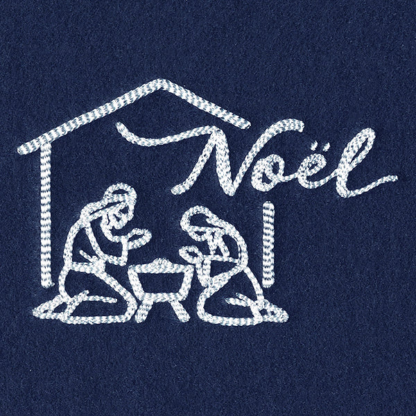 Holy Family with Noel (Whitework) - Image 3