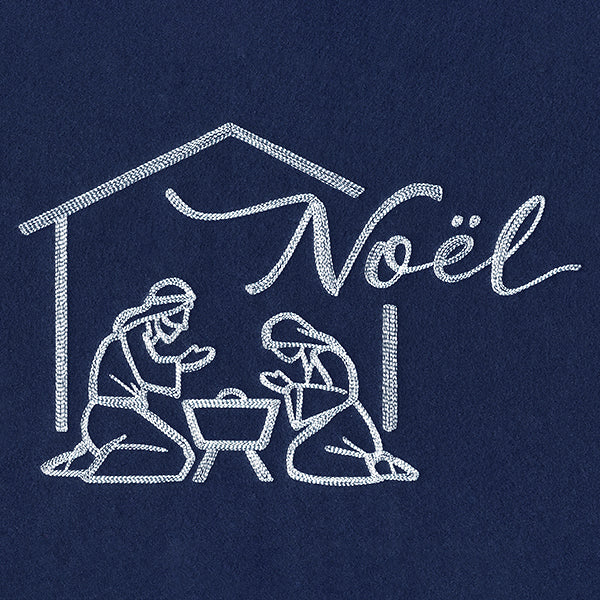 Holy Family with Noel (Whitework) - Image 4