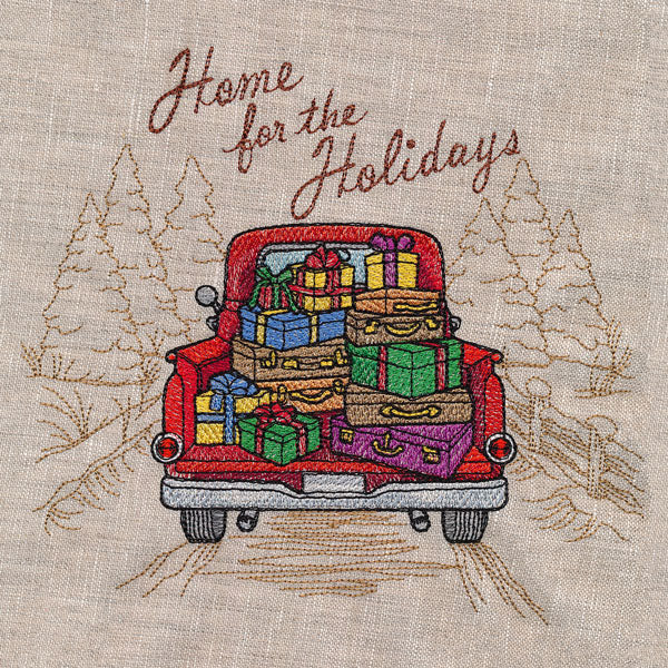 Home for the Holidays Retro Truck - Image 2