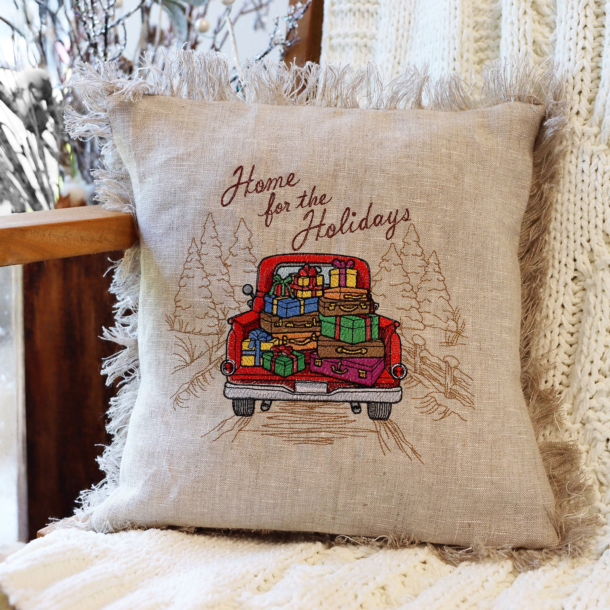 Home for the Holidays Retro Truck - Image 4