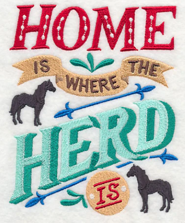 Home Is Where The Herd Is (Horses) - Image 3