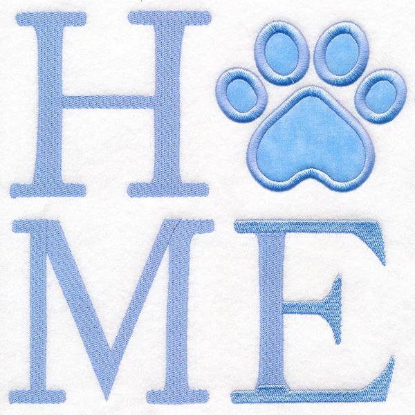 HOME Paw Print (Applique) - Image 6