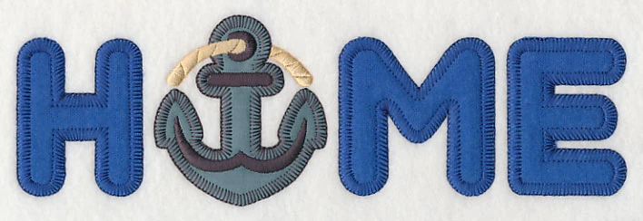Home with Anchor (Heirloom Applique) - Image 2