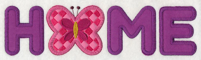 Home with Butterfly (Heirloom Applique) - Image 5