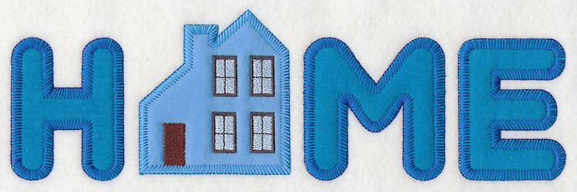 Home with House (Heirloom Applique)