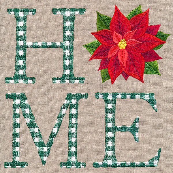 Home With Poinsettia - Image 5